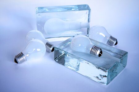 Innovation creativity illuminated photo