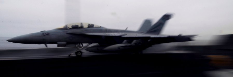 US Navy 090703-N-6538W-229 An F-A-18F Super Hornet from the