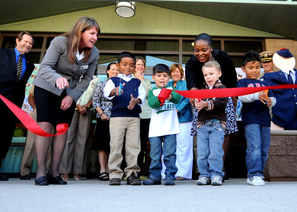 US Navy 100922-N-2055M-203 Child Development Center opens in San Diego