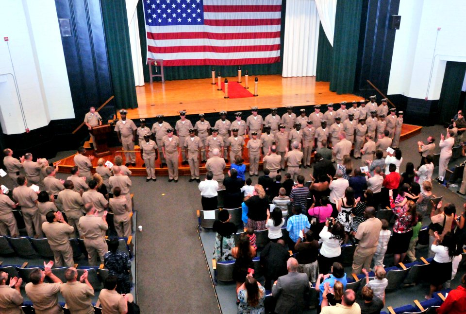 US Navy 100916-N-3595W-100 Chiefs are pinned in Norfolk