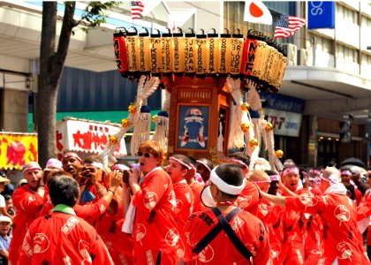 US Navy 100919-N-3215T-245 Residents from Commander, Fleet Activities Yokosuka including Sailors from various sea and shore commands carry the inst