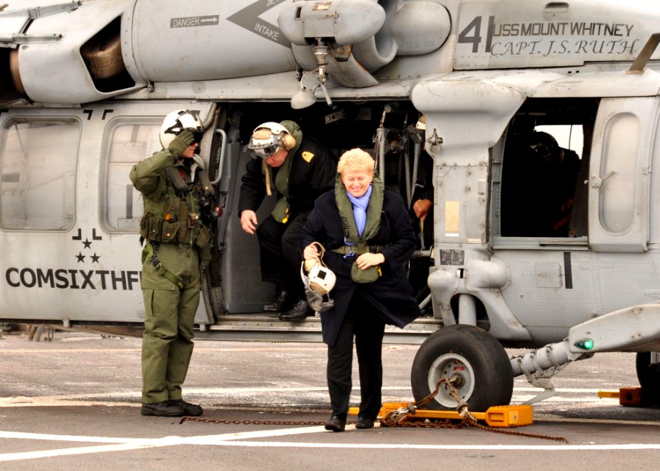 US Navy 100921-N-5483N-049 Lithuanian President visits USS Mount Whitney