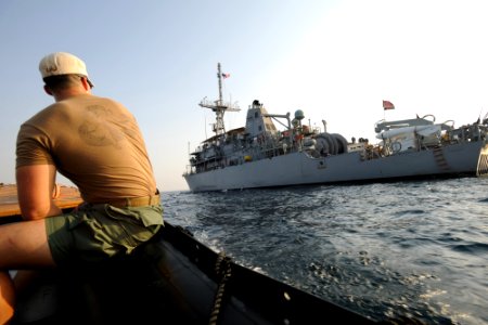 US Navy 100923-N-0413B-009 Lt. j.g. Stephen Hauck, assigned to Explosive Ordnance Disposal Mobile Unit (EODMU) 1,
