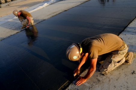 US Navy 100925-N-6436W-062 Seabees assigned to Naval Mobile Construction Battalion (NMCB) 40