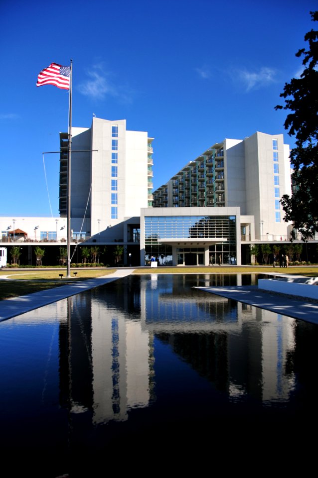 US Navy 101004-N-7367K-008 The refurbished Armed Forces Retirement Home welcomed back 135 residents
