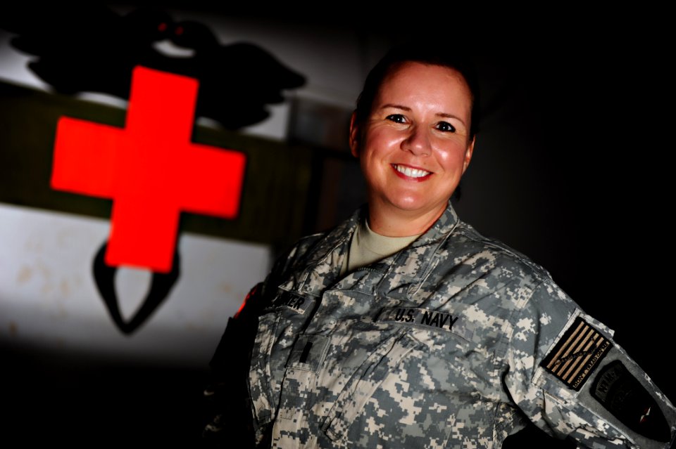 US Navy 101006-N-0000X-001 A file photo of Lt. Susan Hinegardner at Camp Mike Spann in Afghanistan