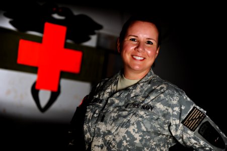 US Navy 101006-N-0000X-001 A file photo of Lt. Susan Hinegardner at Camp Mike Spann in Afghanistan