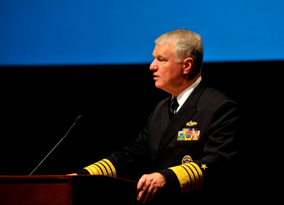 US Navy 101012-N-8273J-027 Chief of Naval Operations (CNO) Adm. Gary Roughead delivers the keynote address during The Future of Terrorism and U.S