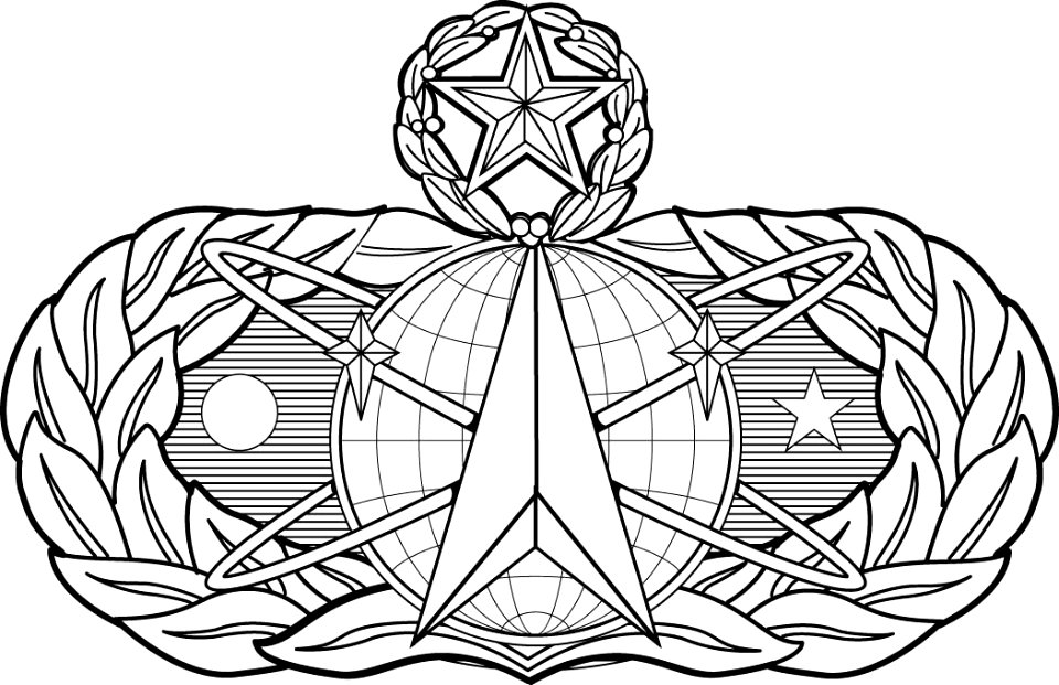 USAF - Occupational Badge - Master Space and Missile