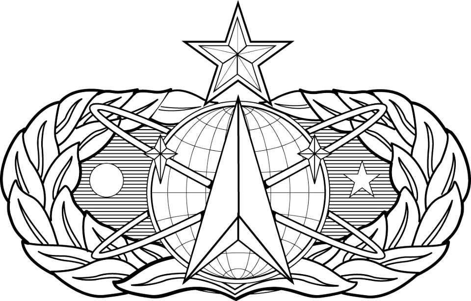 USAF - Occupational Badge - Senior Space and Missile