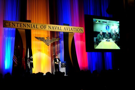 US Navy 111201-N-KV696-521 Adm. James Winnefeld, Jr., Vice Chairman for the Joint Chiefs of Staff, speaks with leadership aboard the aircraft carri