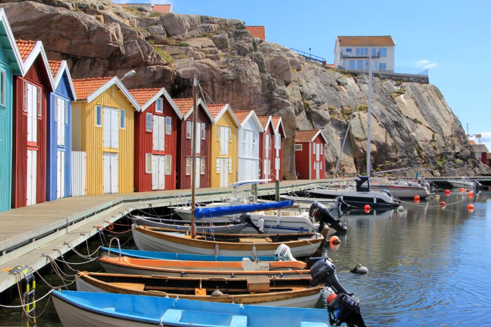Sea sweden fishing boat