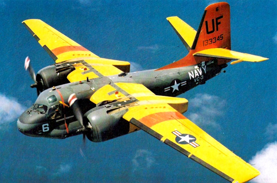 US-2C Tracker VC-3 in flight