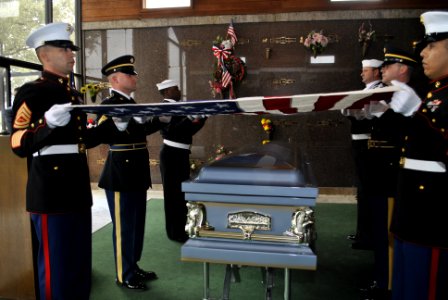 US Navy 111207-N-GO535-489 An honor detail from Navy Operational Support Center (NOSC) Waco takes part in the funeral of Pearl Harbor survivor Boat