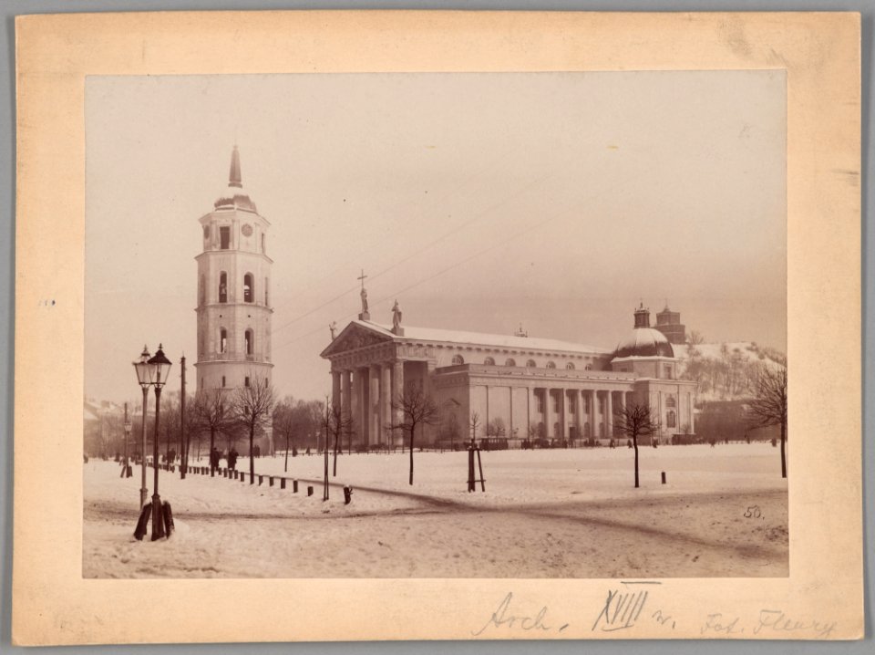 Vilnia, Katedra. Вільня, Катэдра (S. Fleury, 1895-1905) (2)