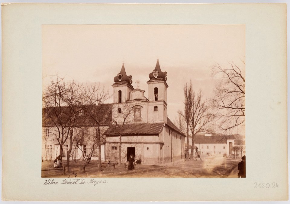 Vilnia, Ludvisarskaja, Banifracki. Вільня, Людвісарская, Баніфрацкі (S. Fleury, 1898)