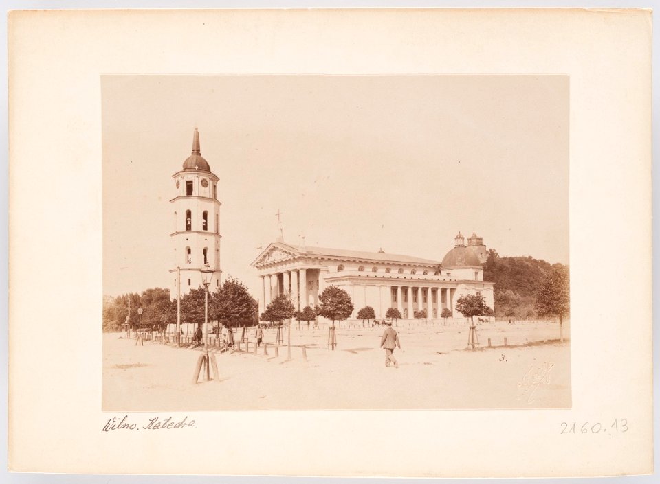 Vilnia, Katedra. Вільня, Катэдра (S. Fleury, 1900)