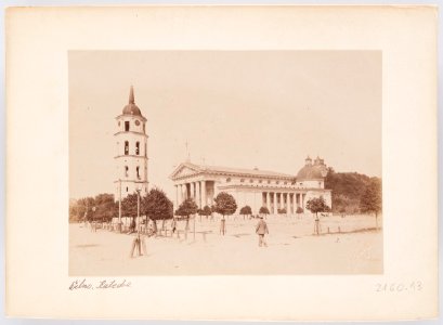 Vilnia, Katedra. Вільня, Катэдра (S. Fleury, 1900)