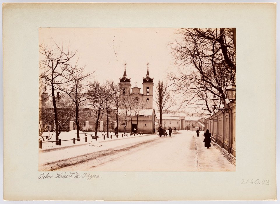 Vilnia, Ludvisarskaja, Banifracki. Вільня, Людвісарская, Баніфрацкі (S. Fleury, 1896)