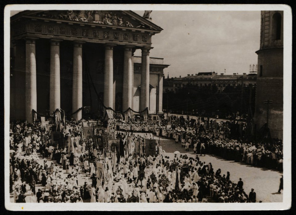 Vilnia, Katedra. Вільня, Катэдра (J. Bułhak, 1938)