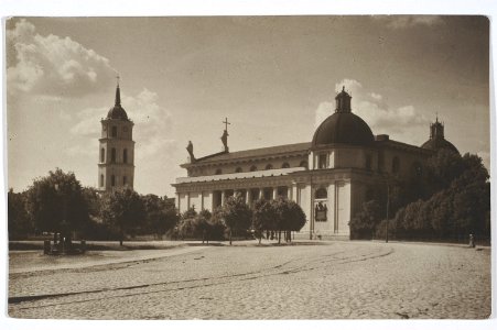 Vilnia, Katedra. Вільня, Катэдра (L. Vysocki, 1925)