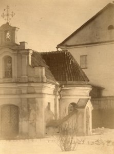 Vilnia, Piaski, Franciškanski, Kaplica. Вільня, Пяскі, Францішканскі, Капліца (J. Bułhak, 1912)