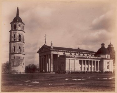 Vilnia, Katedra. Вільня, Катэдра (J. Čachovič, 1887)