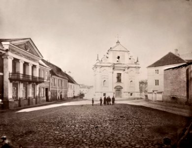Vilnia, Konskaja, Karmelicki. Вільня, Конская, Кармэліцкі (J. Čachovič, 1876-77)