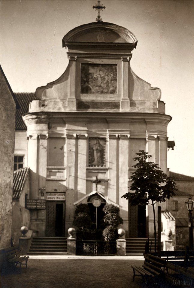 Vilnia, Piaski, Franciškanski. Вільня, Пяскі, Францішканскі (J. Bułhak, 1917)