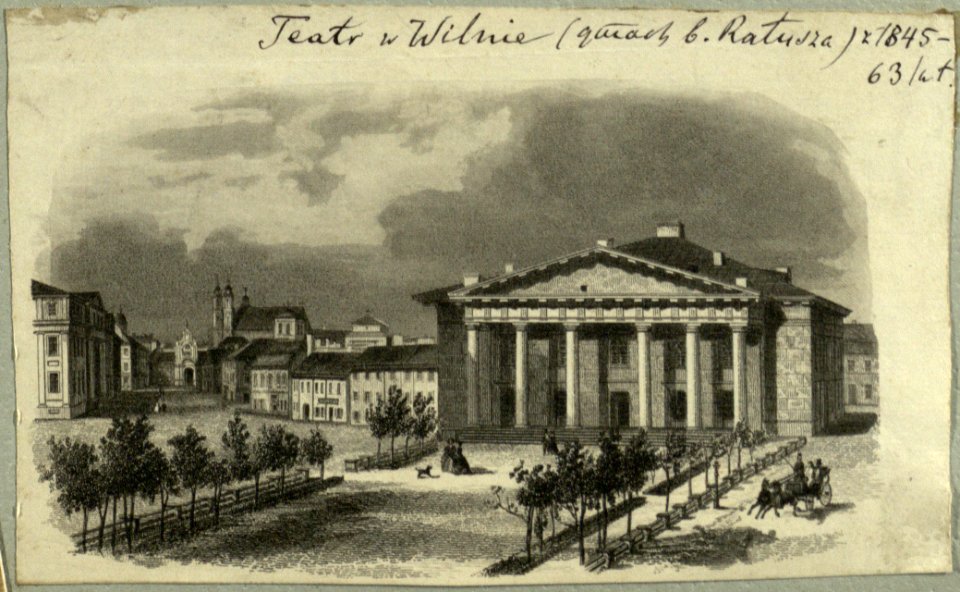 Vilnia, Rynak. Вільня, Рынак (1845)