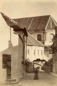 Vilnia, Piaski, Franciškanskaja. Вільня, Пяскі, Францішканская (J. Bułhak, 1912)