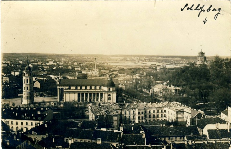 Vilnia, Katedralny. Вільня, Катэдральны (1916) (2)