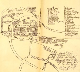 Vilnia, Ruski Horad. Вільня, Рускі Горад (1672)