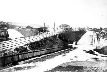 Vilnia, Rudnickaje pradmieściе, Maryjavicki. Вільня, Рудніцкае прадмесьце, Марыявіцкі (V. Zacharčyk, 1865-79)