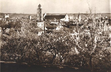 Vilnia, Subač, Śviatych Janaŭ. Вільня, Субач, Сьвятых Янаў (J. Bułhak, 1919)