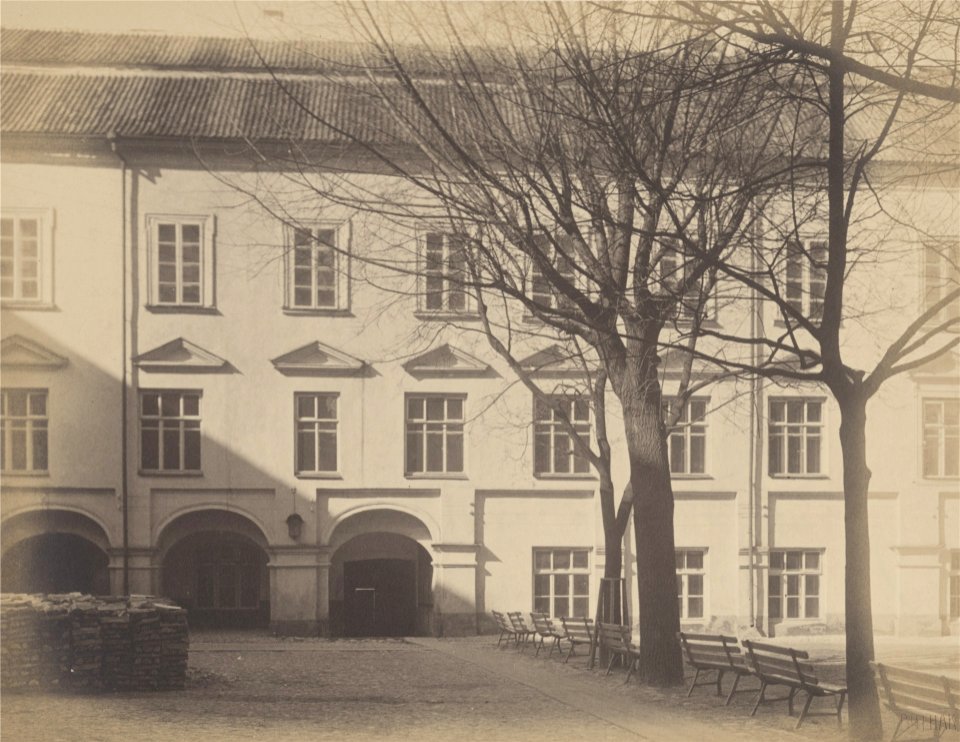 Vilnia, Universyteckaja, Vialiki Dvor. Вільня, Унівэрсытэцкая, Вялікі Двор (J. Bułhak, 1919) (2)