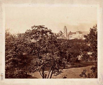 Vilnia, Spaskaja hara. Вільня, Спаская гара (J. Čachovič, 1873)