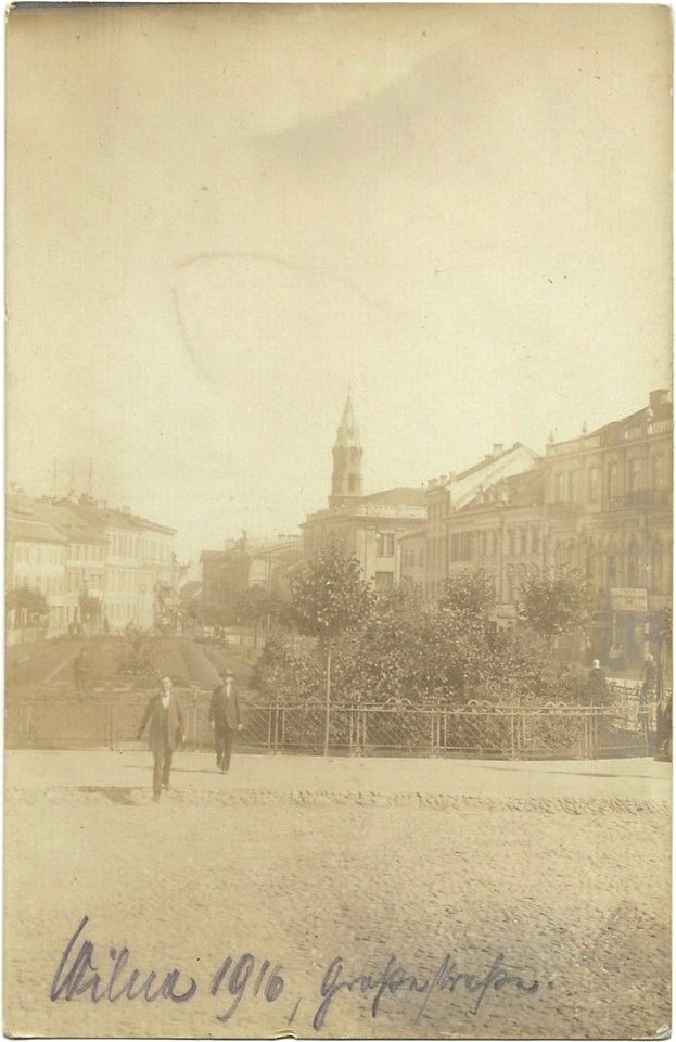 Vilnia, Rynak-Vialikaja. Вільня, Рынак-Вялікая (1916)
