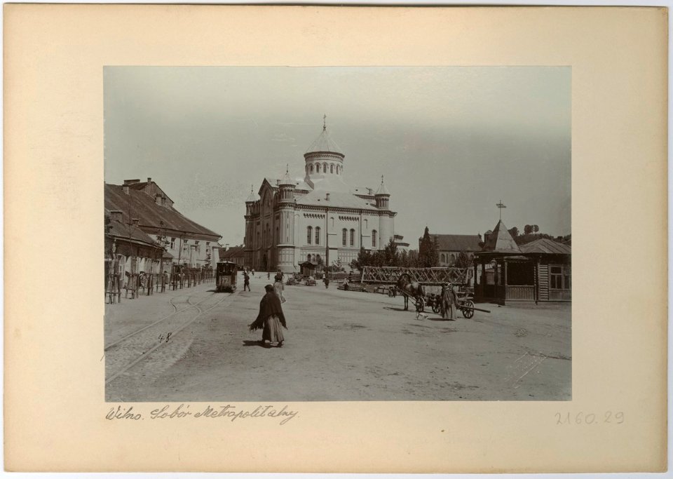 Vilnia, Pračyścienskaja. Вільня, Прачысьценская (S. Fleury, 1900)