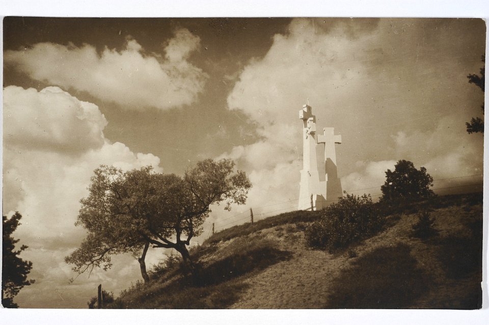 Vilnia, Try Kryžy. Вільня, Тры Крыжы (L. Vysocki, 1925)