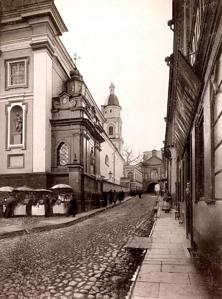 Vilnia, Vastrabramskaja. Вільня. Вастрабрамская (T. Chodźka, 1903)