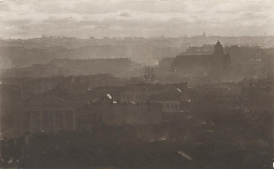 Vilnia, Rynak-Niamieckaja. Вільня, Рынак-Нямецкая (J. Bułhak, 1916)