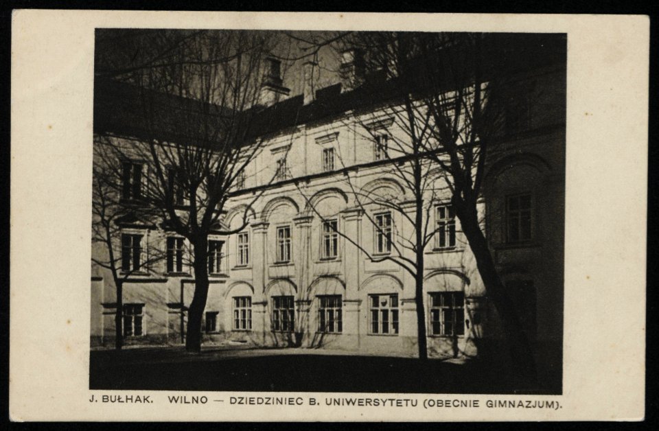 Vilnia, Universyteckaja, Vialiki Dvor. Вільня, Унівэрсытэцкая, Вялікі Двор (J. Bułhak, 1914) (4)