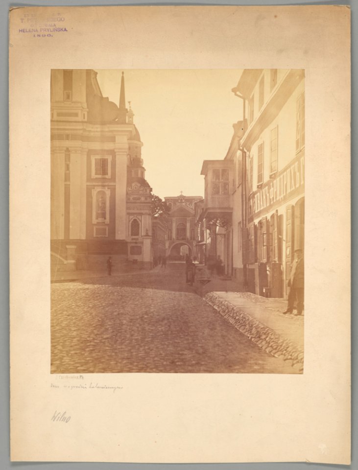 Vilnia, Vastrabramskaja. Вільня. Вастрабрамская (J. Čachovič, 1875-85)