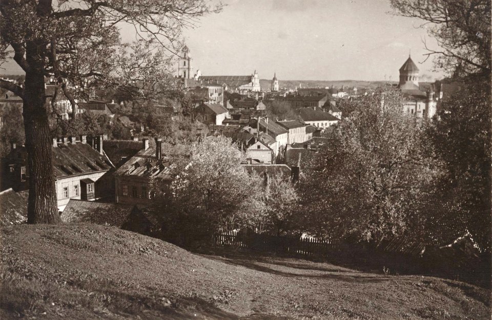 Vilnia, Spaskaja hara. Вільня, Спаская гара (J. Bułhak, 1919)