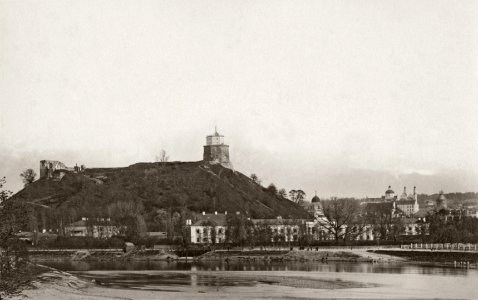 Vilnia, Vialla-Zamkavaja hara. Вільня, Вяльля-Замкавая гара (J. Čachovič, 1870)