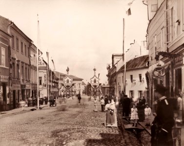 Vilnia, Vastrabramskaja-Vialikaja. Вільня, Вастрабрамская-Вялікая (J. Čachovič, 1884)