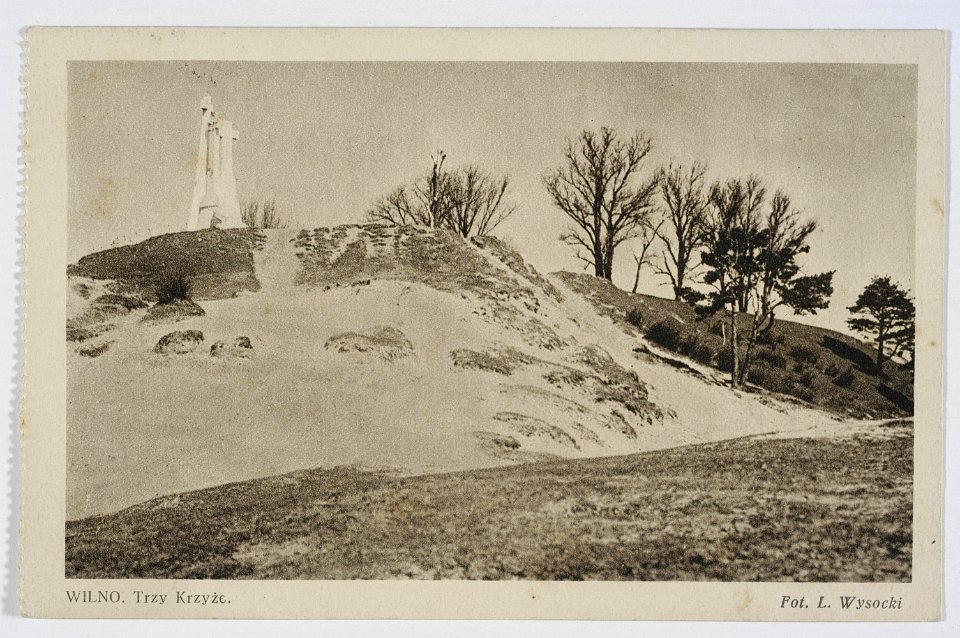 Vilnia, Try Kryžy. Вільня, Тры Крыжы (L. Vysocki, 1930)