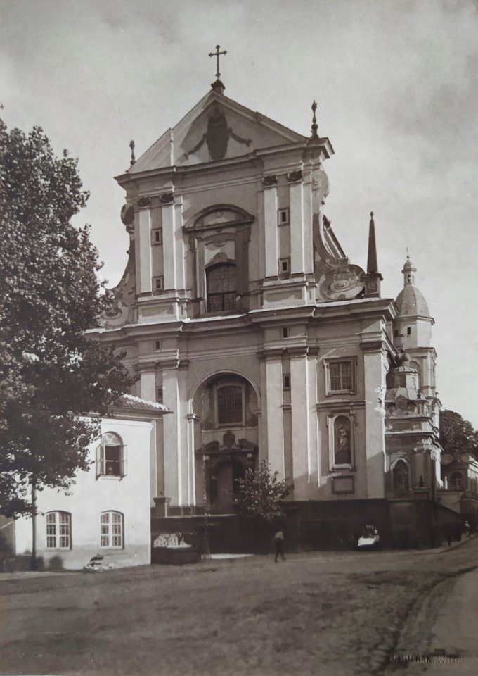 Vilnia, Vastrabramskaja, Karmelicki. Вільня, Вастрабрамская, Кармэліцкі (J. Bułhak, 1912-15)