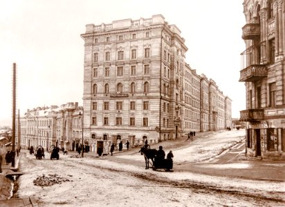 Vilnia, Vialikaja Pahulanka. Вільня, Вялікая Пагулянка (S. Fleury, 1904)